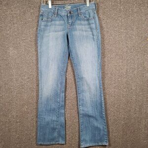 Old Navy The Diva Jeans Women's Size 2 Long Light Wash Straight Legged